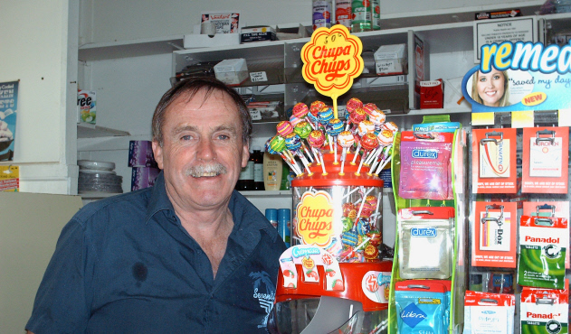 Chupa Chups, DUREX, and Panadol all on display alongside each other - isn't that stretching it a bit? (pardon the pun)