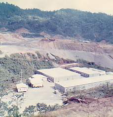 Warehouses and office of Camp Catering Services at Panguna