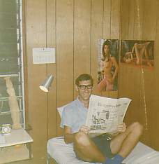 Inside my donga in Camp 6