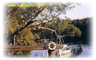 Boat jetty at Riverbend - CLICK TO GO TO PREVIOUS PAGE