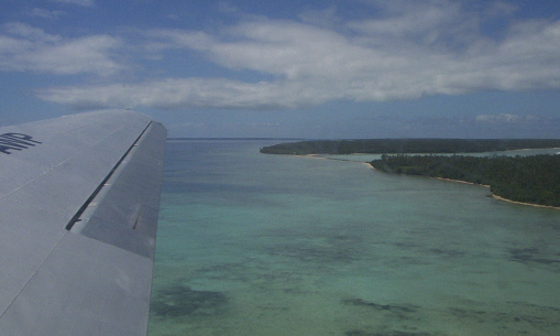 A last look at Lifuka and the causeway linking it to Foa